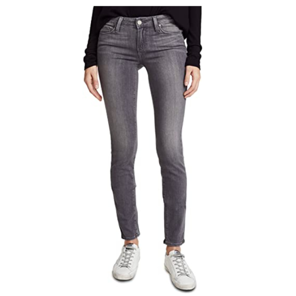 PAIGE Verdugo Ultra Skinny Color Gray Silvie Jeans Denim Stretchy Size 25